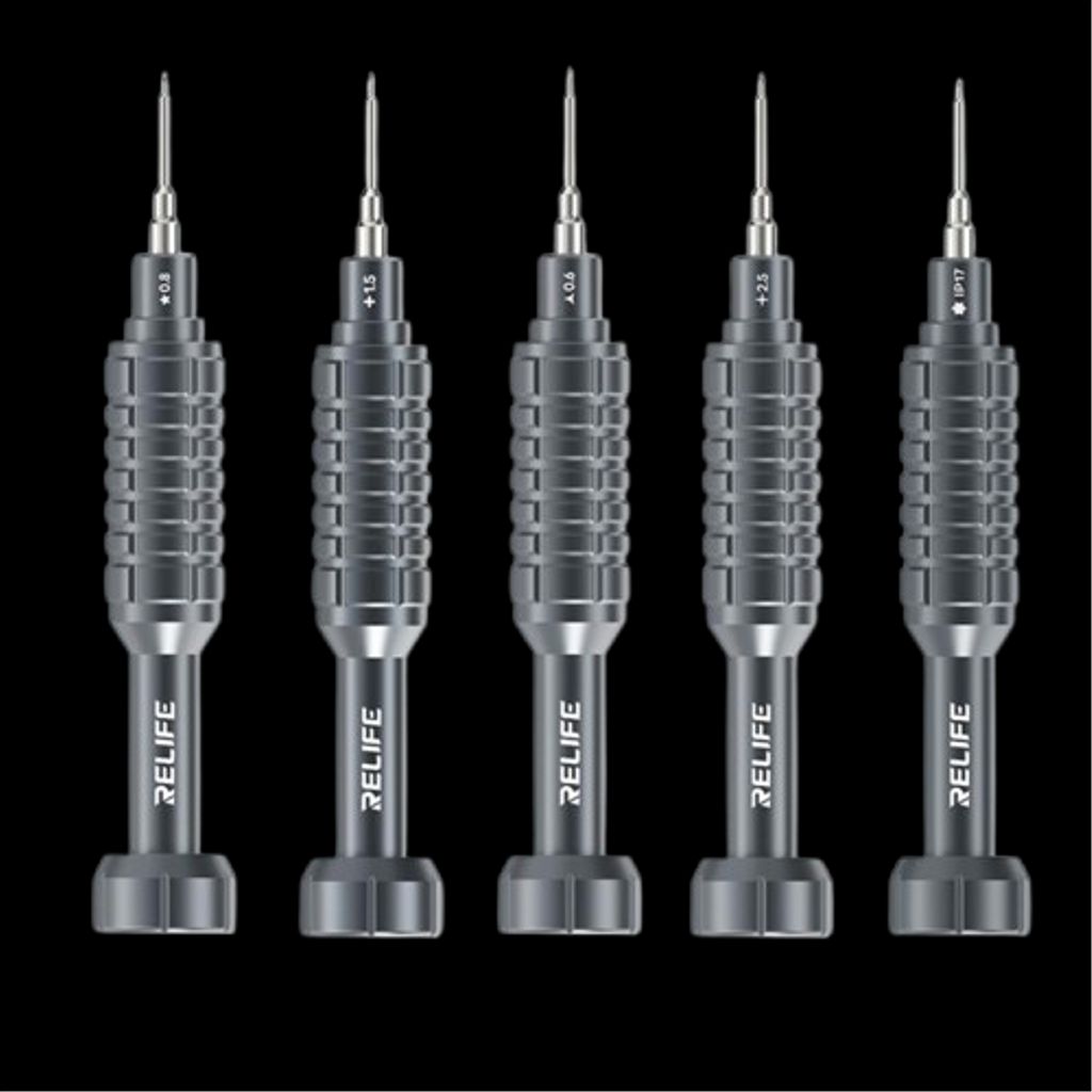 RELIFE RL-730A 5-in-1 Screwdriver Set, Aluminum Alloy