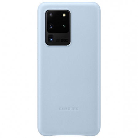 Samsung Leather fodral till Samsung Galaxy S20 Ultra – Sky blå