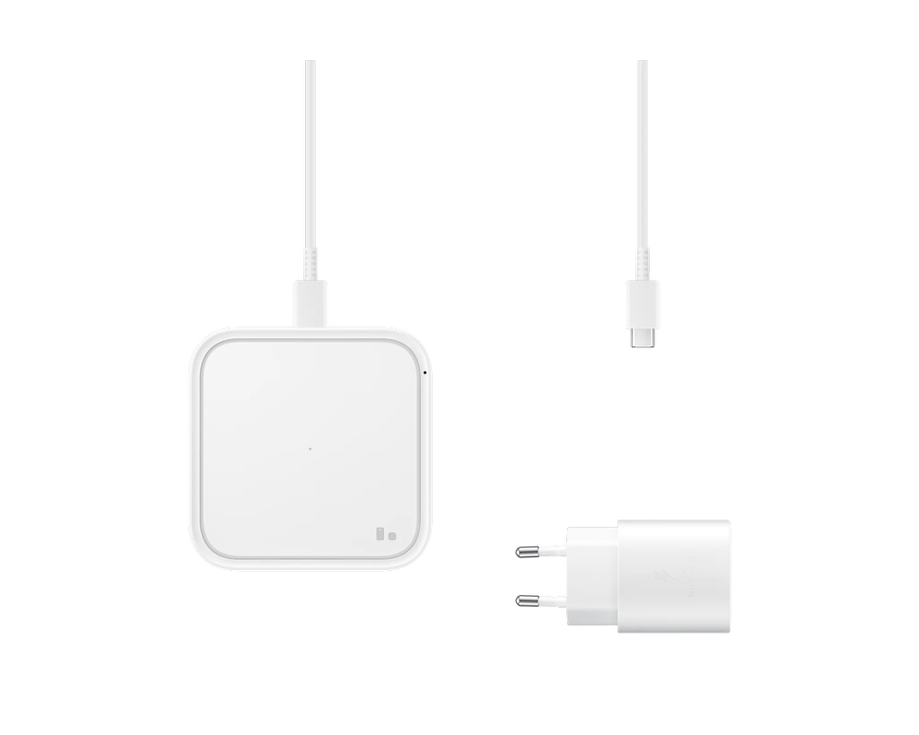 Samsung Wireless Quick Charger Pad with Power Adapter, 15W – vit