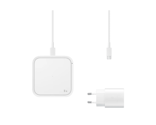 Samsung Wireless Quick Charger Pad with Power Adapter, 15W – vit