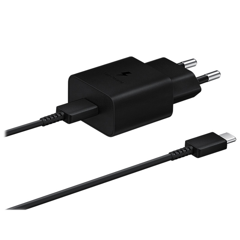 Samsung USB-C Fast Charger & USB-C Cable, 15W – svart