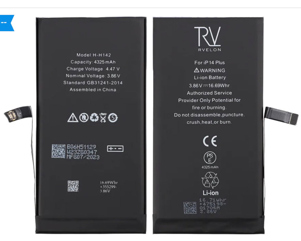 iPhone 14 Plus batteri ink montering