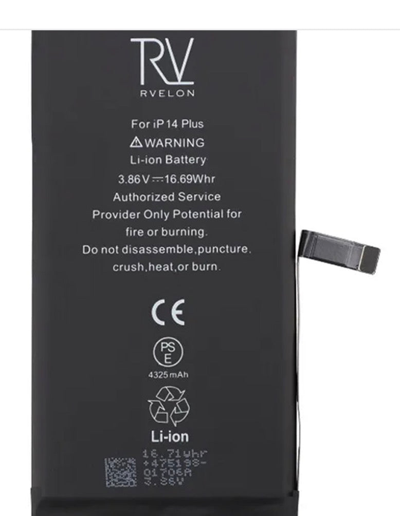iPhone 14 Plus batteri ink montering