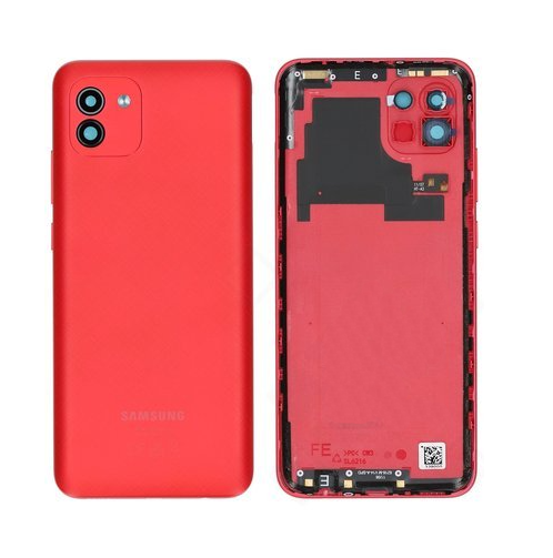 Samsung Galaxy A03 backside - röd