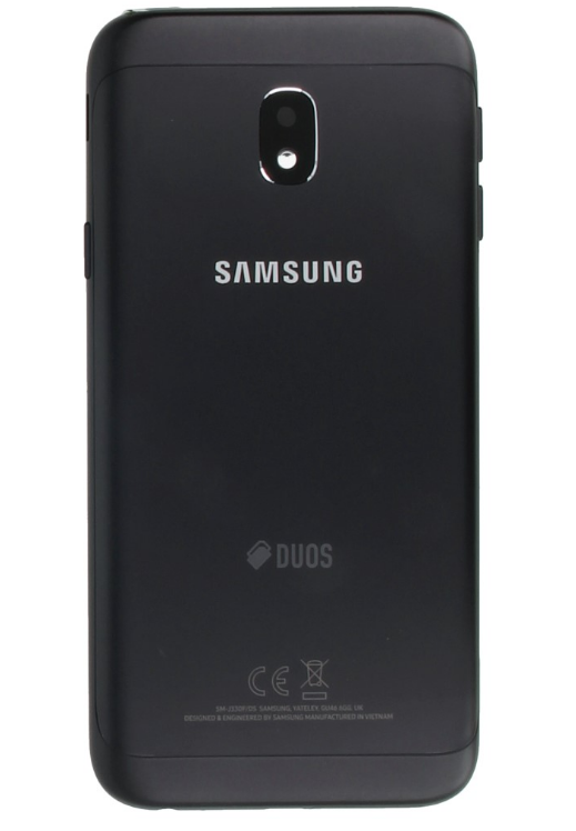 Galaxy J3 2017 Back Cover Duos Black