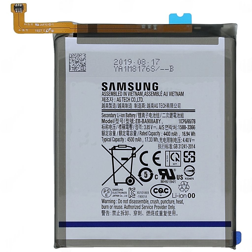 Samsung Galaxy A90 5G (SM-A908B, SM-A908F) batteri EB-BA908ABY – 4500mAh