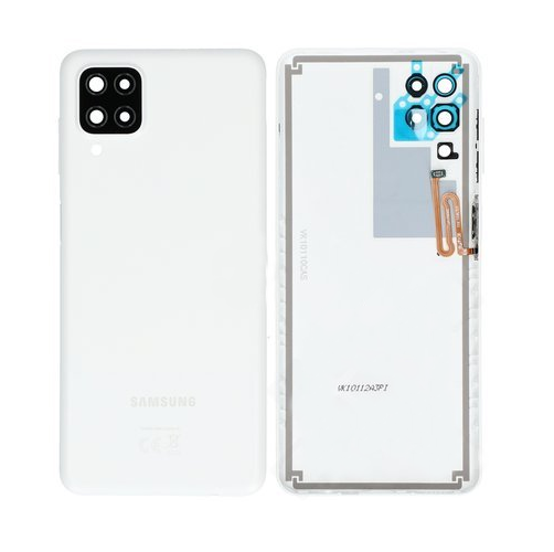 Galaxy A12 bakstycke vit