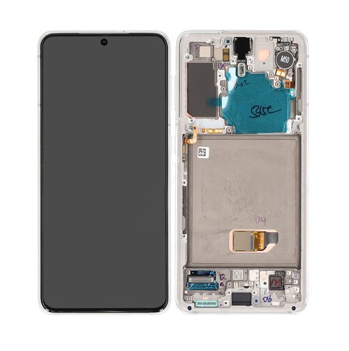Samsung Galaxy S21 5G Display LCD with Front Camera - Phantom White