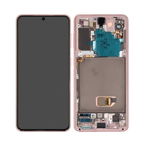 Samsung Galaxy S21 5G Display LCD with Front Camera - Phantom Pink
