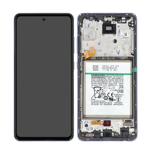 Galaxy A52 & Galaxy A52 5G Display + Batteri Awesome Violet