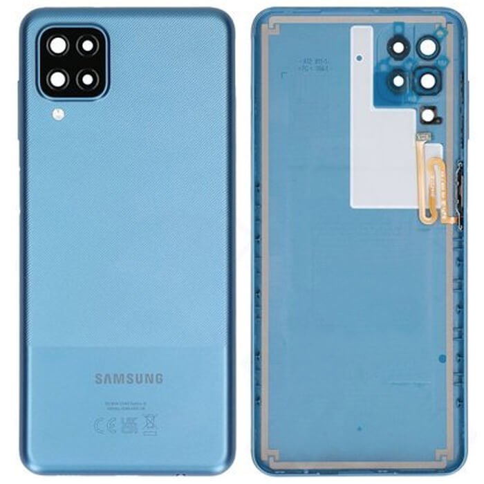 Samsung Galaxy A12 Nacho backside - blå