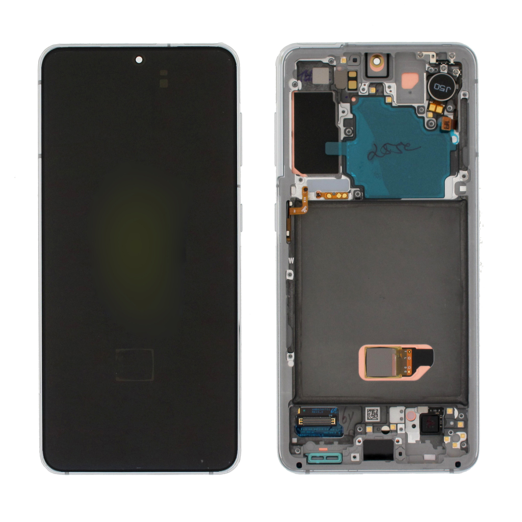 Samsung Galaxy S21 5G LCD Display without Front Camera - White