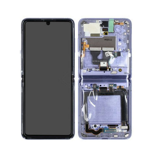 Samsung Galaxy Z Flip 5G LCD-display (Without Camera) - lila