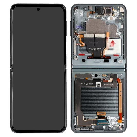 Samsung Galaxy Z Flip 3 5G display - Bespoke silver