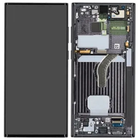 Samsung SM-S908B Galaxy S22 Ultra LCD + Touch + Front Cover - Phantom Black