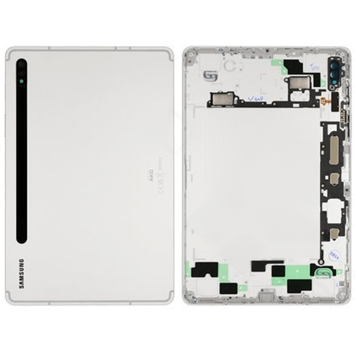 Samsung Galaxy Tab S8 11" backside - silver