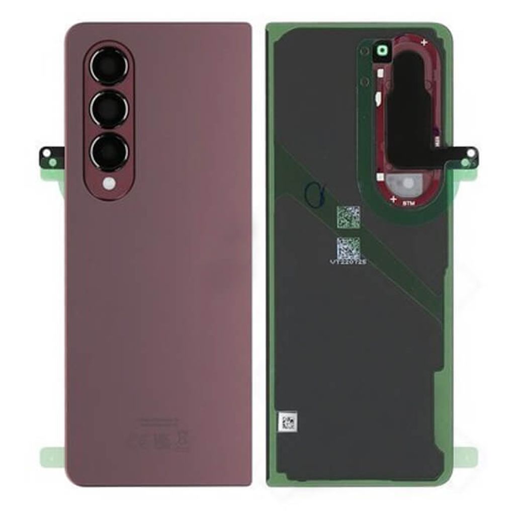 Samsung Galaxy Z Fold 4 backside - Burgundy