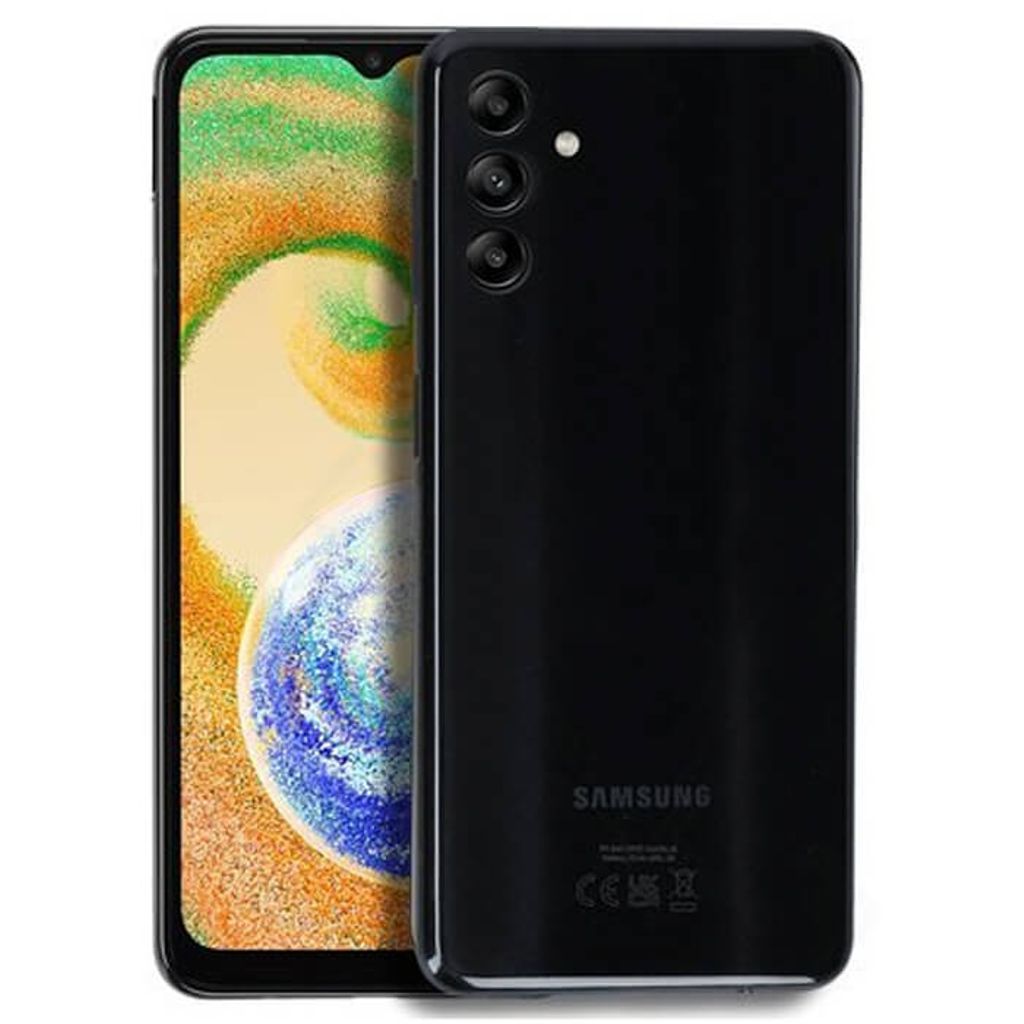 Samsung Galaxy A04s backside - svart
