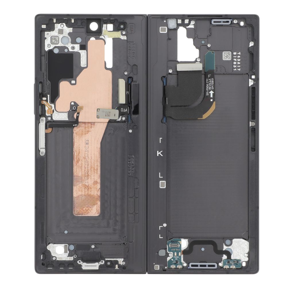 Samsung Galaxy Z Fold6 Middle Frame – svart