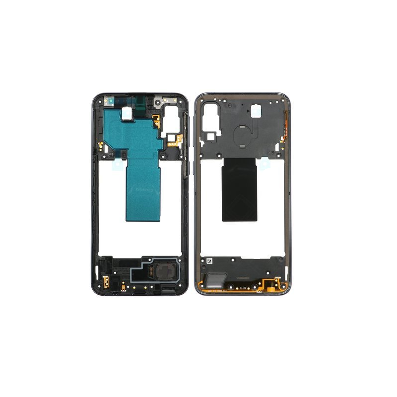 Galaxy A40 Middle Frame Black 