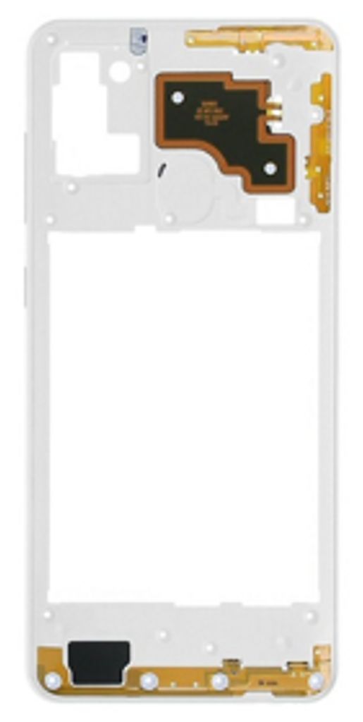 Galaxy A21s Middle Frame White