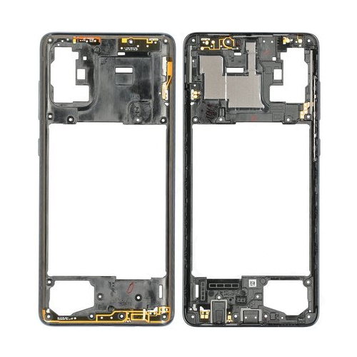 Galaxy A71 Middle Frame Black