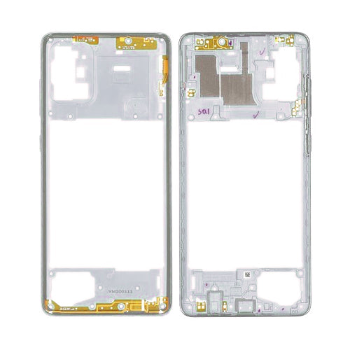 Galaxy A71 Middle Frame Silver