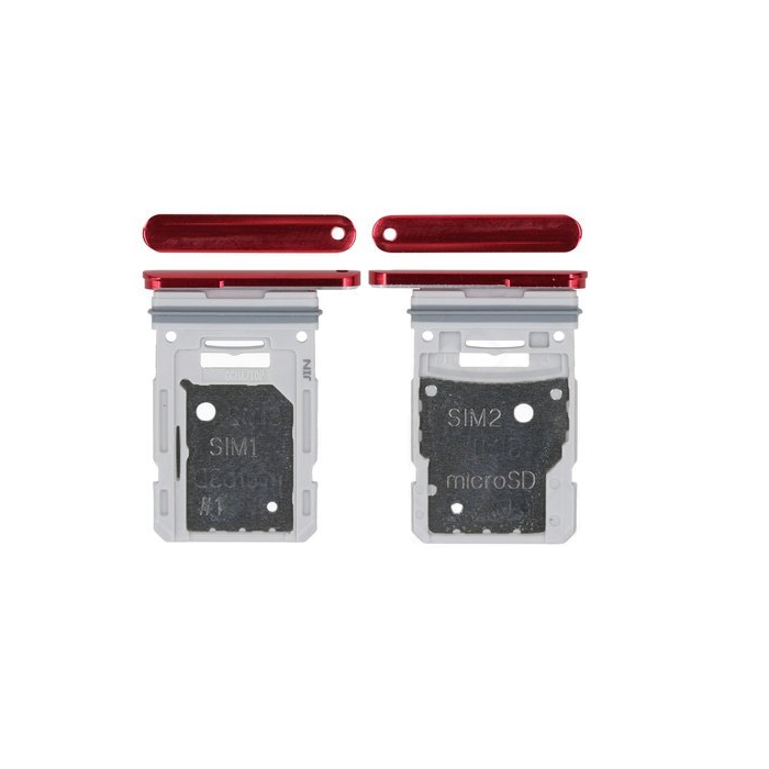 Samsung Galaxy S20 FE Sim Card Holder Cloud röd