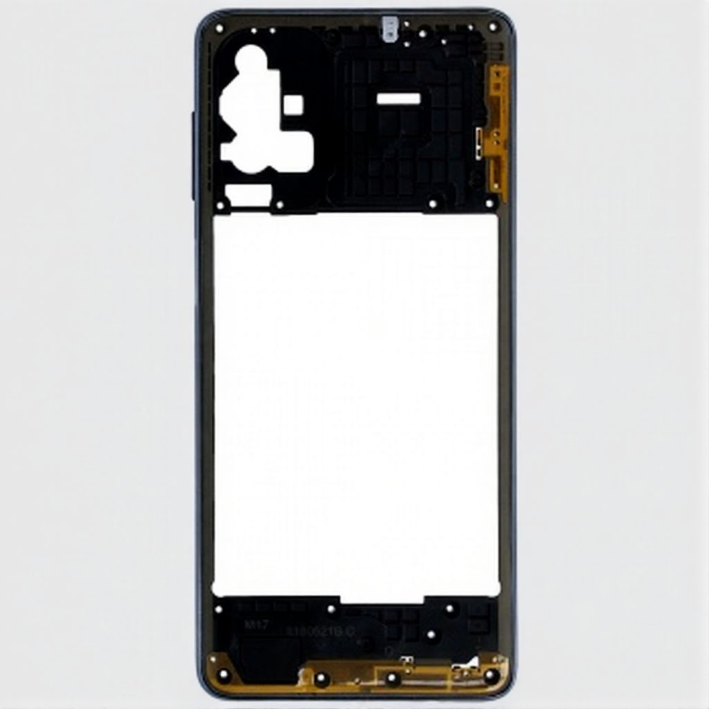 Samsung Galaxy M51 Middle Frame – svart – Original