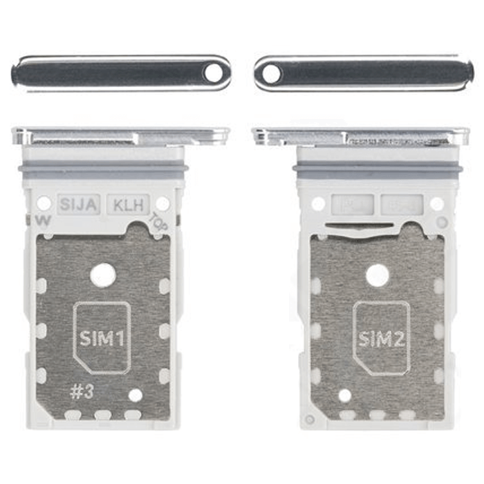 Samsung Galaxy S22 & S22 Plus SIM-korthållare - Phantom vit