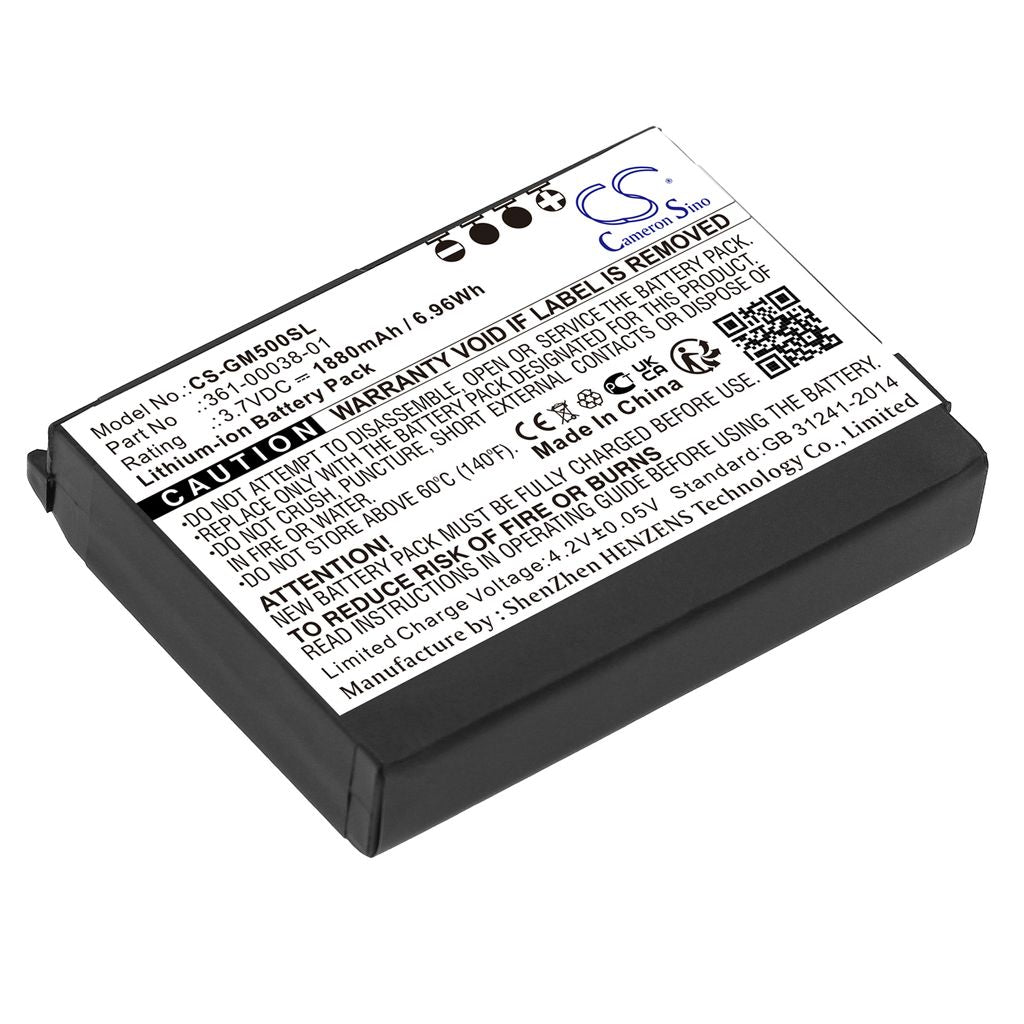 Battery for Garmin Aera 500 etc