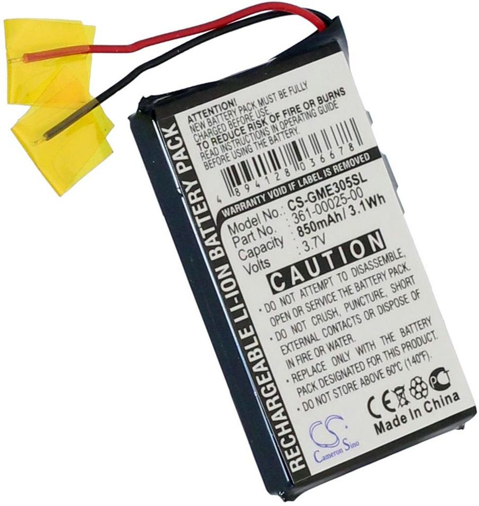 Battery for Garmin Edge 305