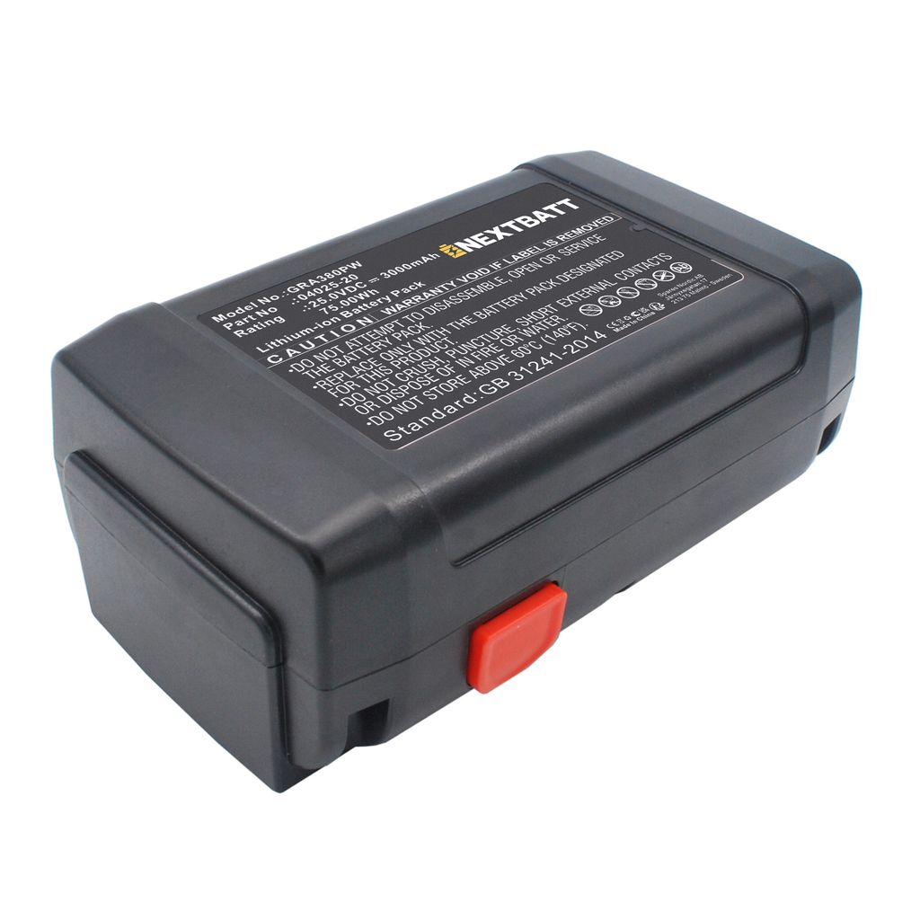 Battery for Gardena Accu-Spindelmaher 380 Li etc