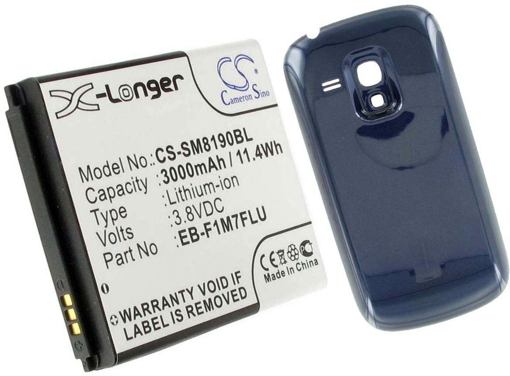 Batteri for Samsung Galaxy S 3 Mini etc. 3000 mAh replacement battery