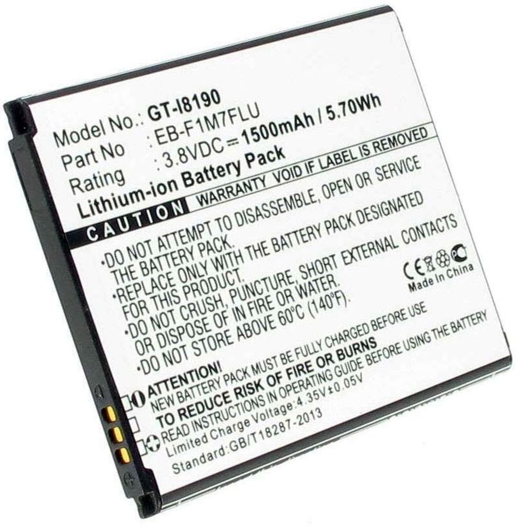 Batteri for Samsung Galaxy S 3 Mini etc. 1500 mAh replacement battery