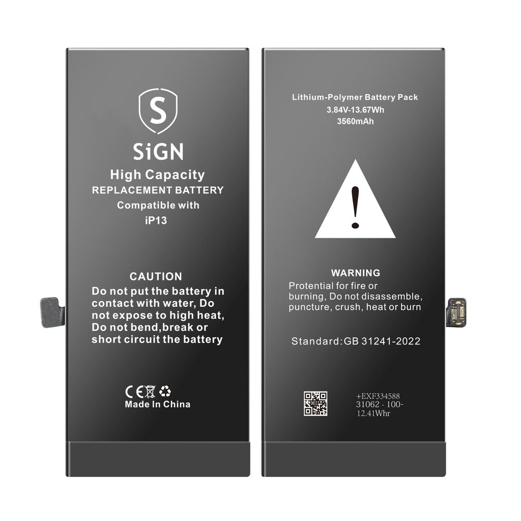 IPhone 13 High Capacity batteri- 3530mAh