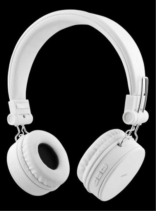 STREETZ Foldable On-Ear Bluetooth Headset, 3.5mm - vit