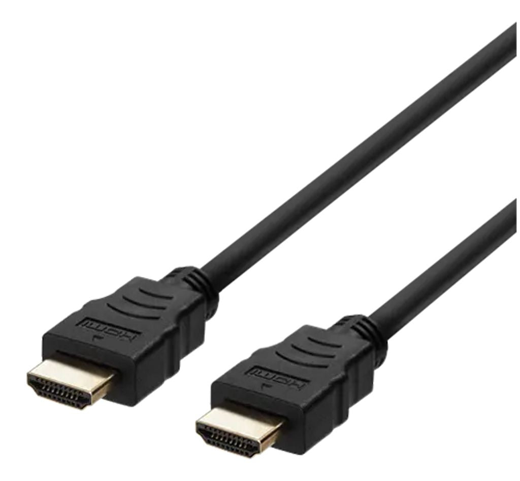 Deltaco Ultra High Speed HDMI to HDMI, 1m - Black
