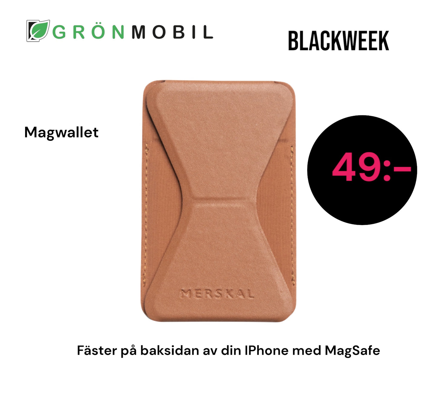 Merskal MagWallet (Brown)