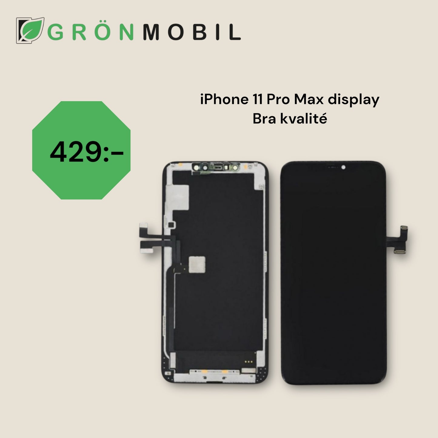 IPhone 11 Pro Max Ersättningsdisplay