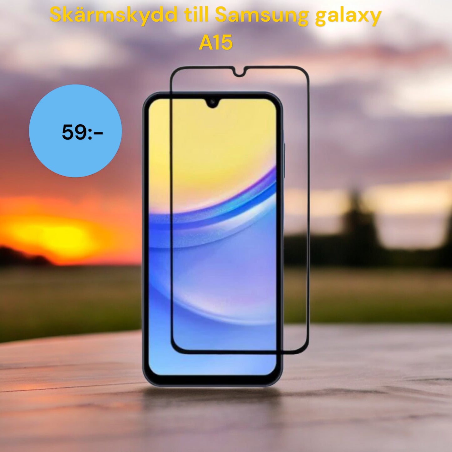 Samsung Galaxy A15 Skärmskydd