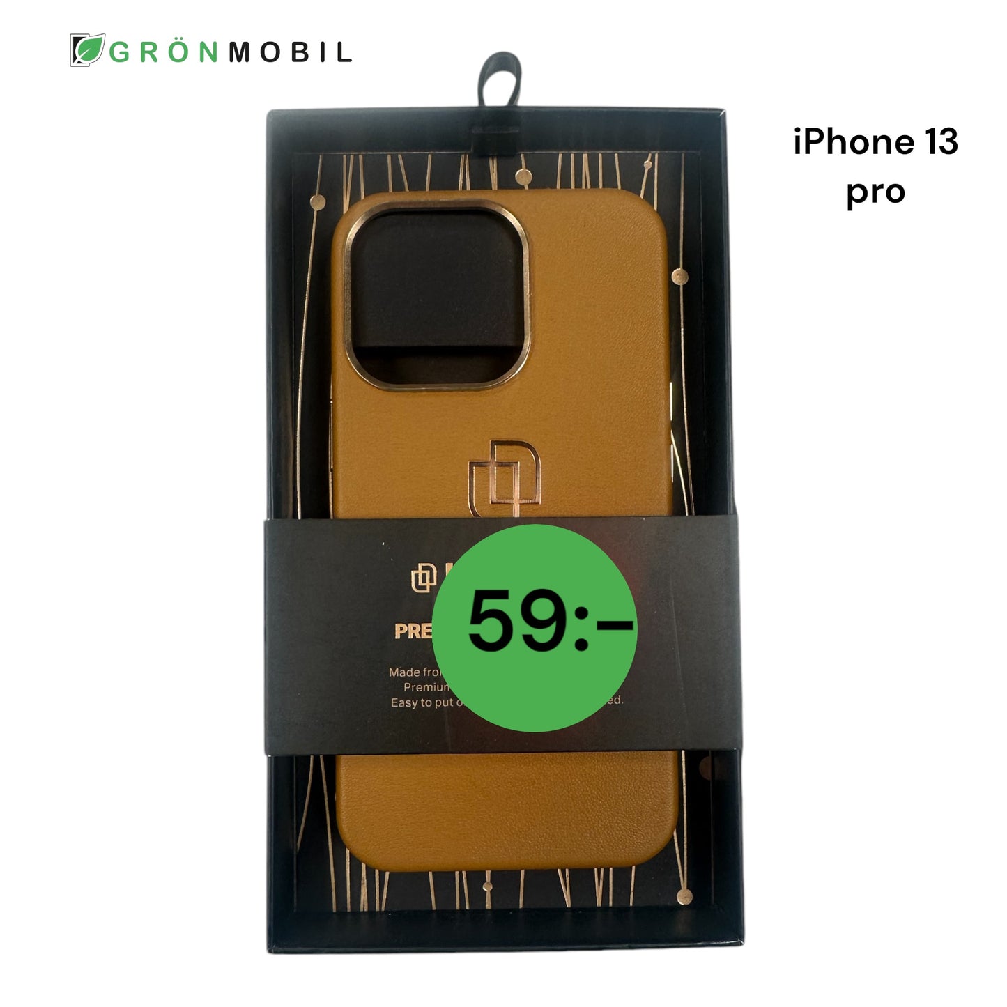 Iphone 13 pro brun lammskin