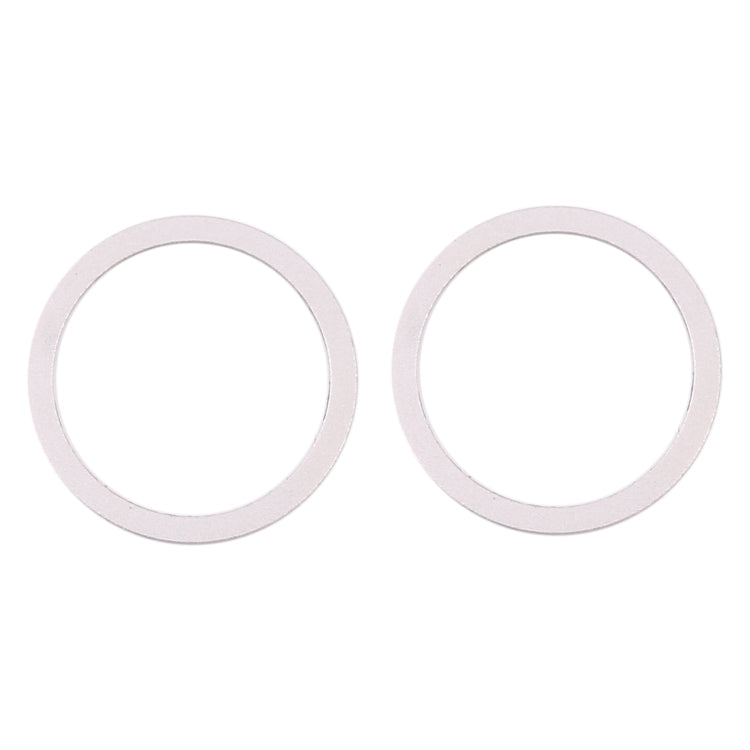 IPhone 12 Metal Protector Hoop Ring till kamera (2 pcs) – vit