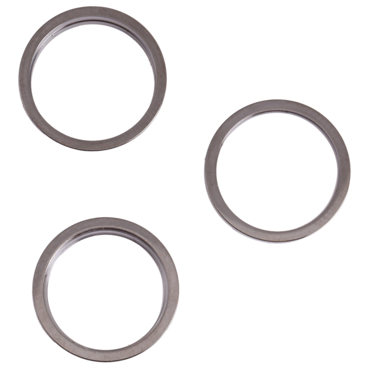 IPhone 13 Pro Metal Protector Hoop Ring till kamera (3 pcs) – svart