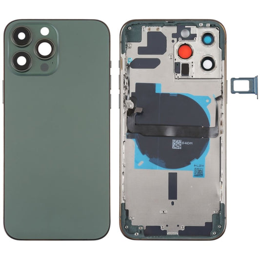 iPhone 13 Pro Max Back Cover with Small Parts (No Logo) - Green