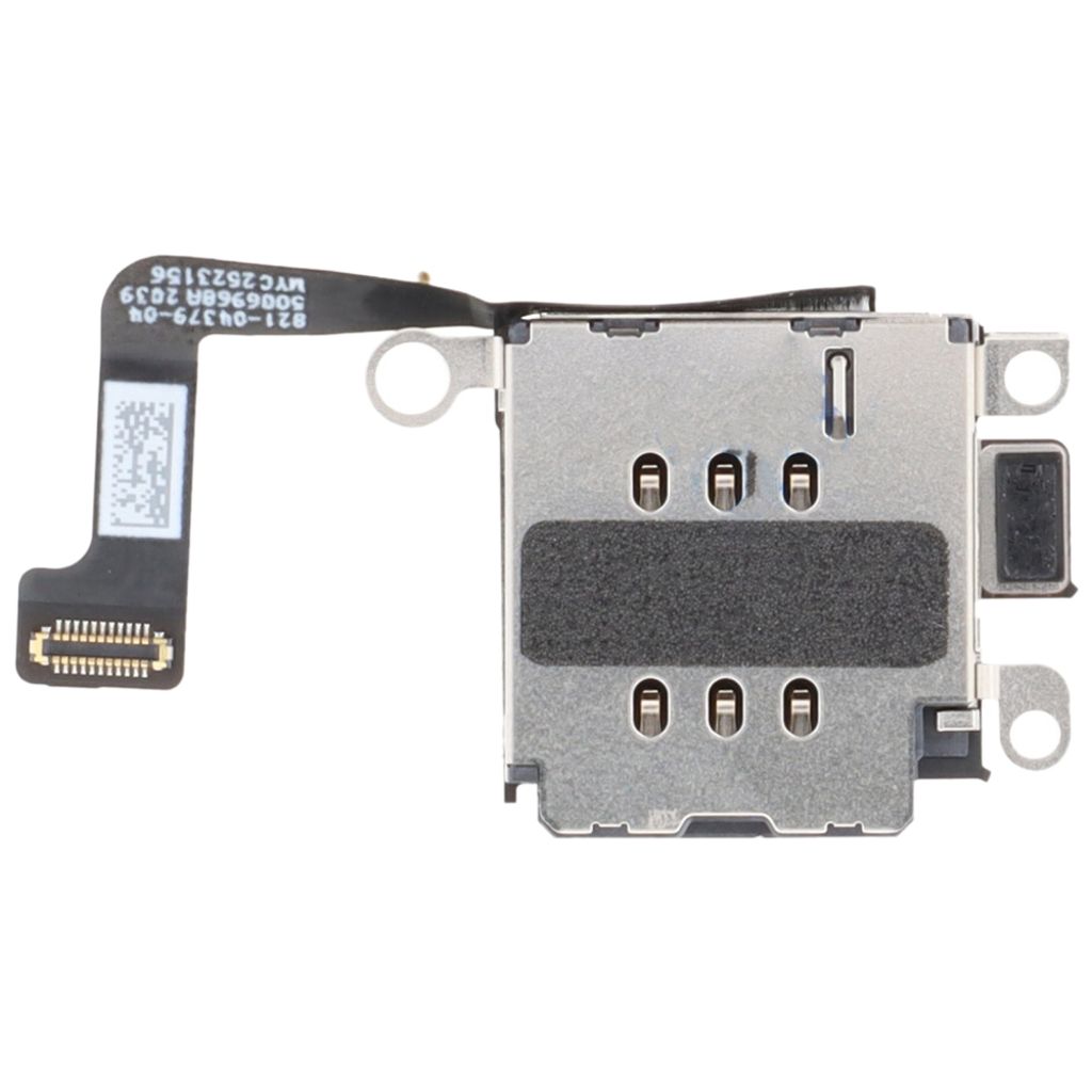 IPhone 15 Plus single sim card holder socket with flexkabel
