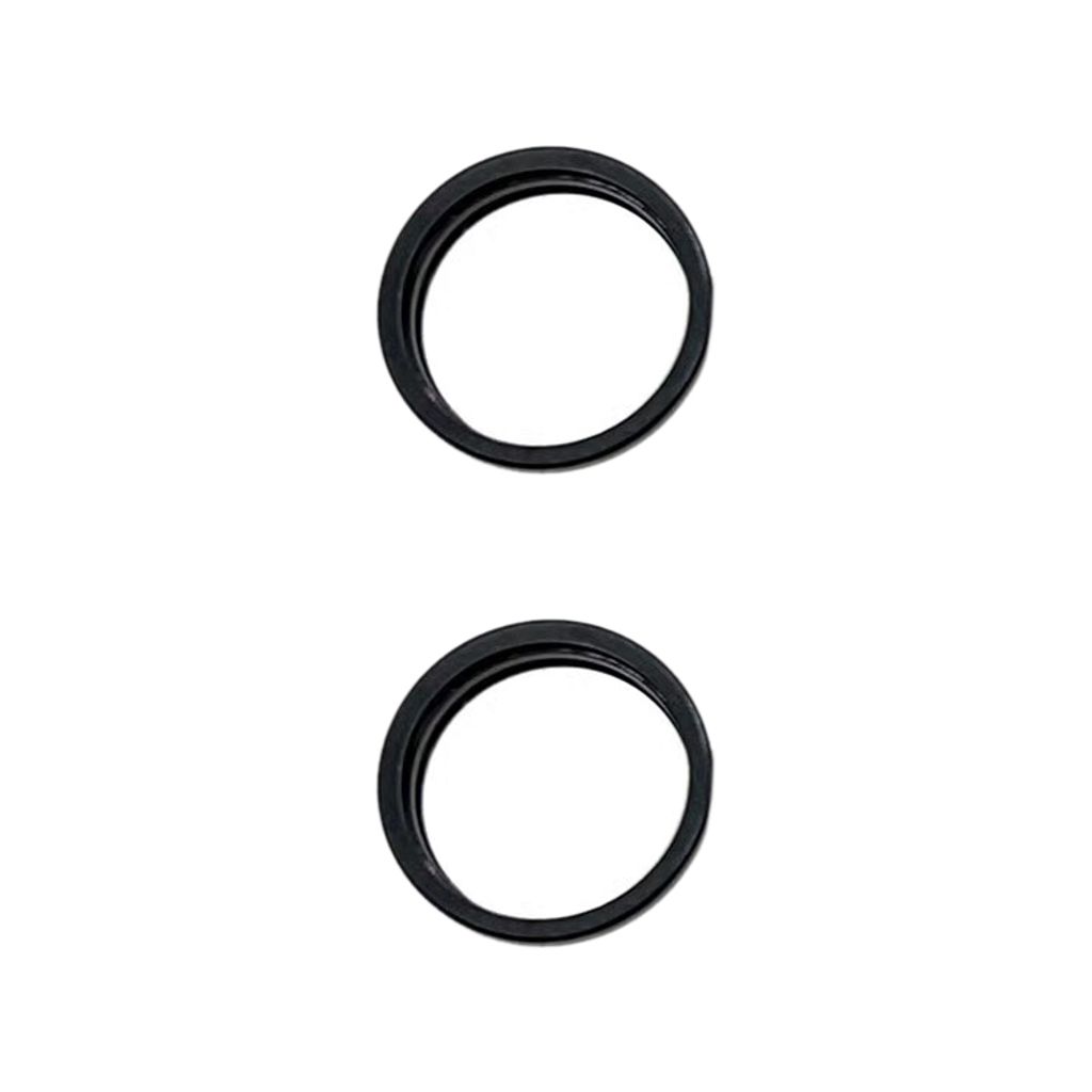 IPhone 15 Pro / 15 Pro Max back kamera metal outside protector hoop ring, 3-pack – svart