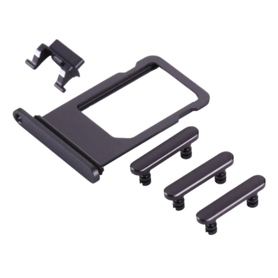 iPhone 8 Sim Card Holder & Side Buttons - Grey