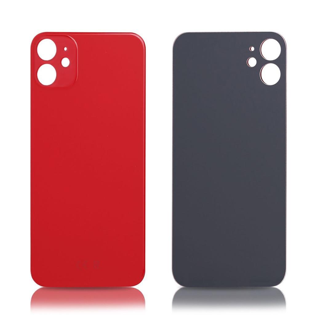 IPhone 11 bakglas without logo High Quality röd