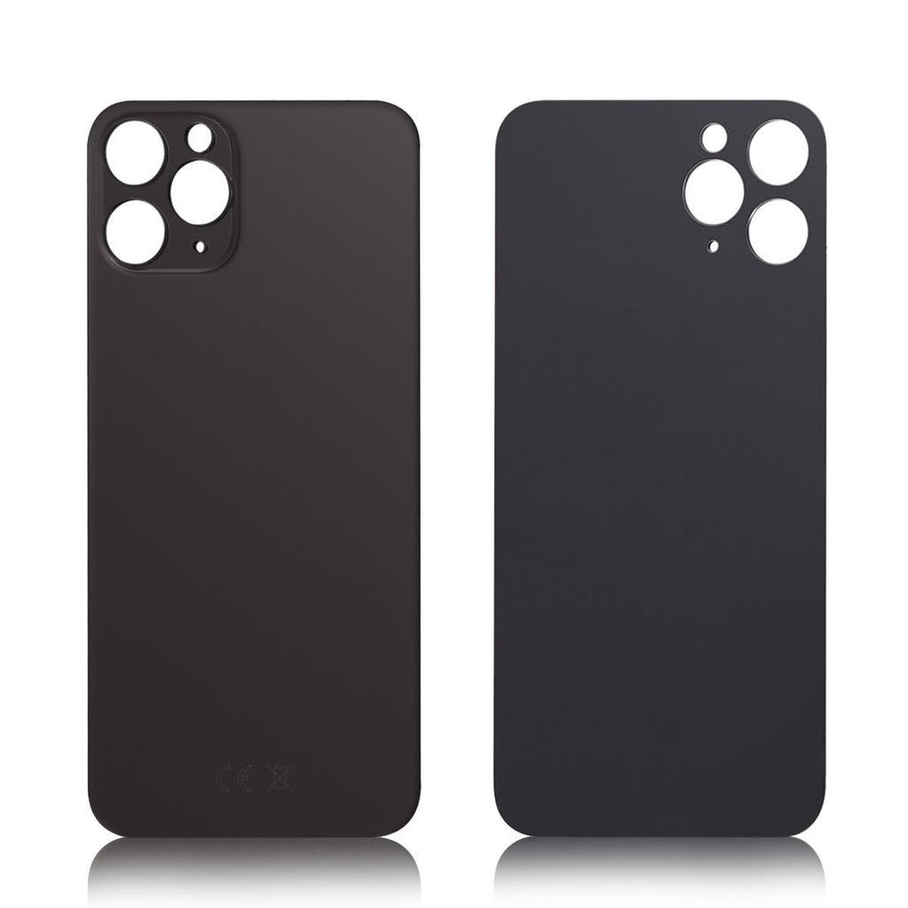 IPhone 11 Pro bakglas without logo High Quality Space grå